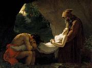 Girodet-Trioson, Anne-Louis The Entombment of Atala oil